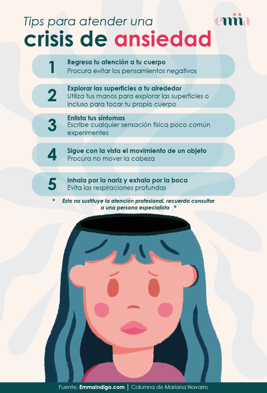 Tips para antender la ansiedad