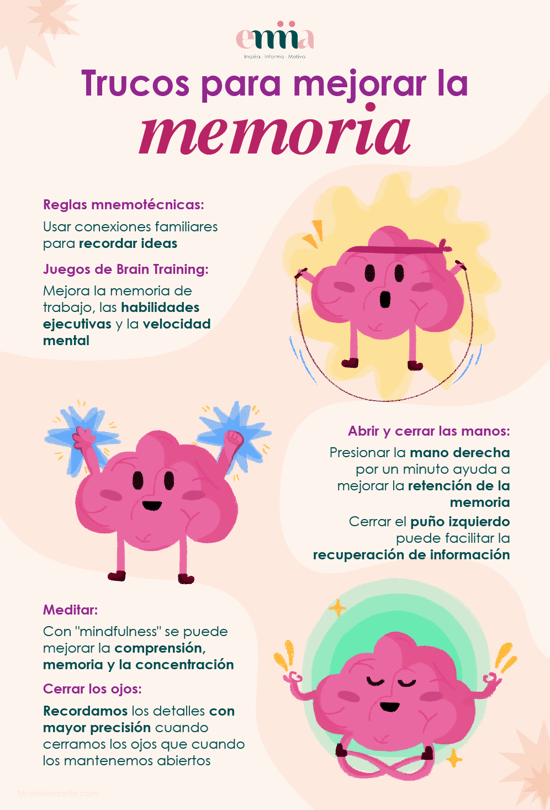 Trucos para mejorar la memoria