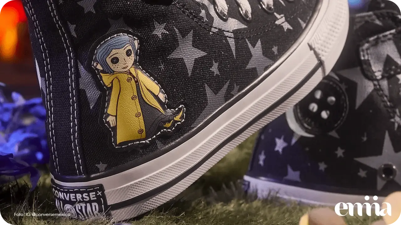 ¿Converse de Coraline? Lanzan nueva colección inspirada en la película